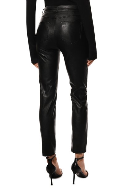 Брюки из экокожи PINKO черного цвета по цене 28500 руб., арт. 1G17XE-7105, фото 4 Брюки из экокожи PINKO, арт. 1G17XE-7105, фото 4