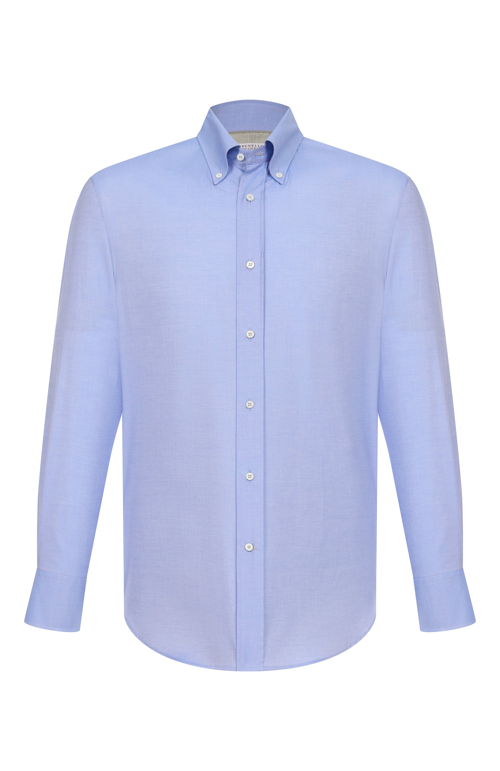 Хлопковая сорочка BRUNELLO CUCINELLI, арт. MBUC41716, фото 1