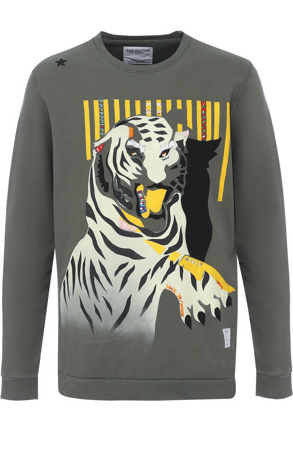 Хлопковый свитшот с принтом THE EDITOR, арт. E2.6797T14/5081, фото 1