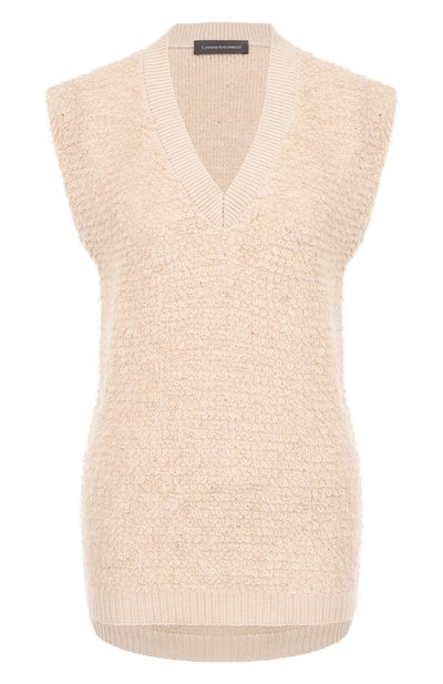 Женский жилет из шерсти и вискозы LORENA ANTONIAZZI, арт. MJ15A/2988