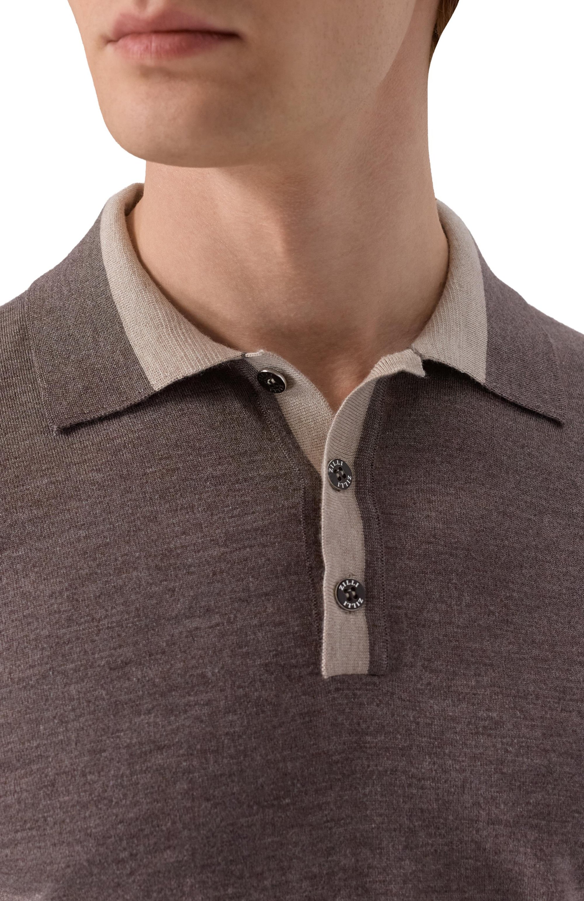 Поло из кашемира и шелка ZILLI, арт. KBP001M0342VMIC03_002, фото 5