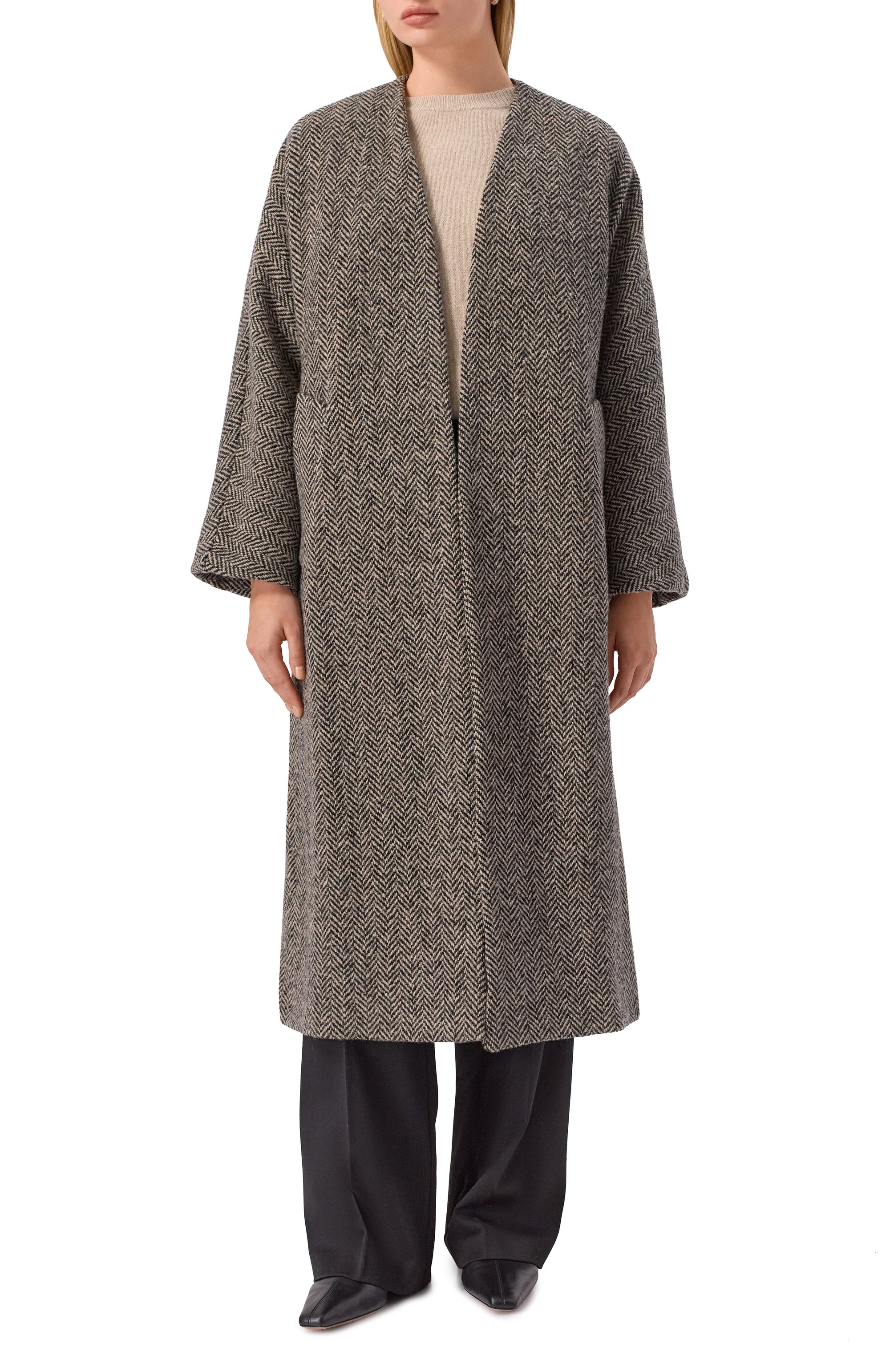 Шерстяное пальто WEEKEND MAX MARA, арт. ZENICA, фото 6