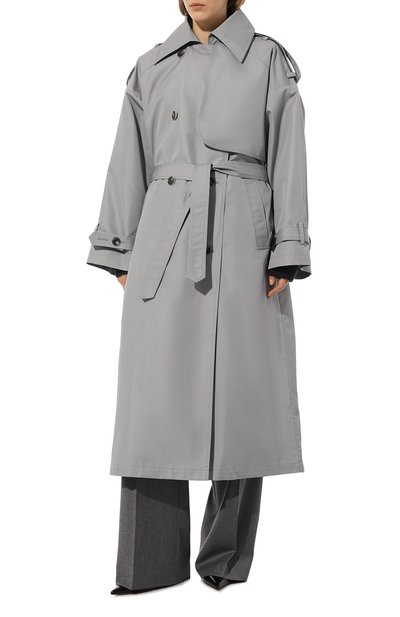 Двубортный тренч  LESYANEBO, арт. FW22/H-465/LT, фото 3