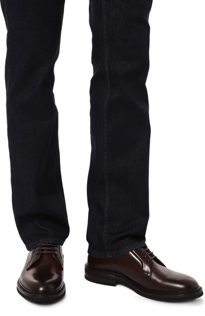 Кожаные дерби BRUNELLO CUCINELLI, арт. MZUVRNF721, фото 3