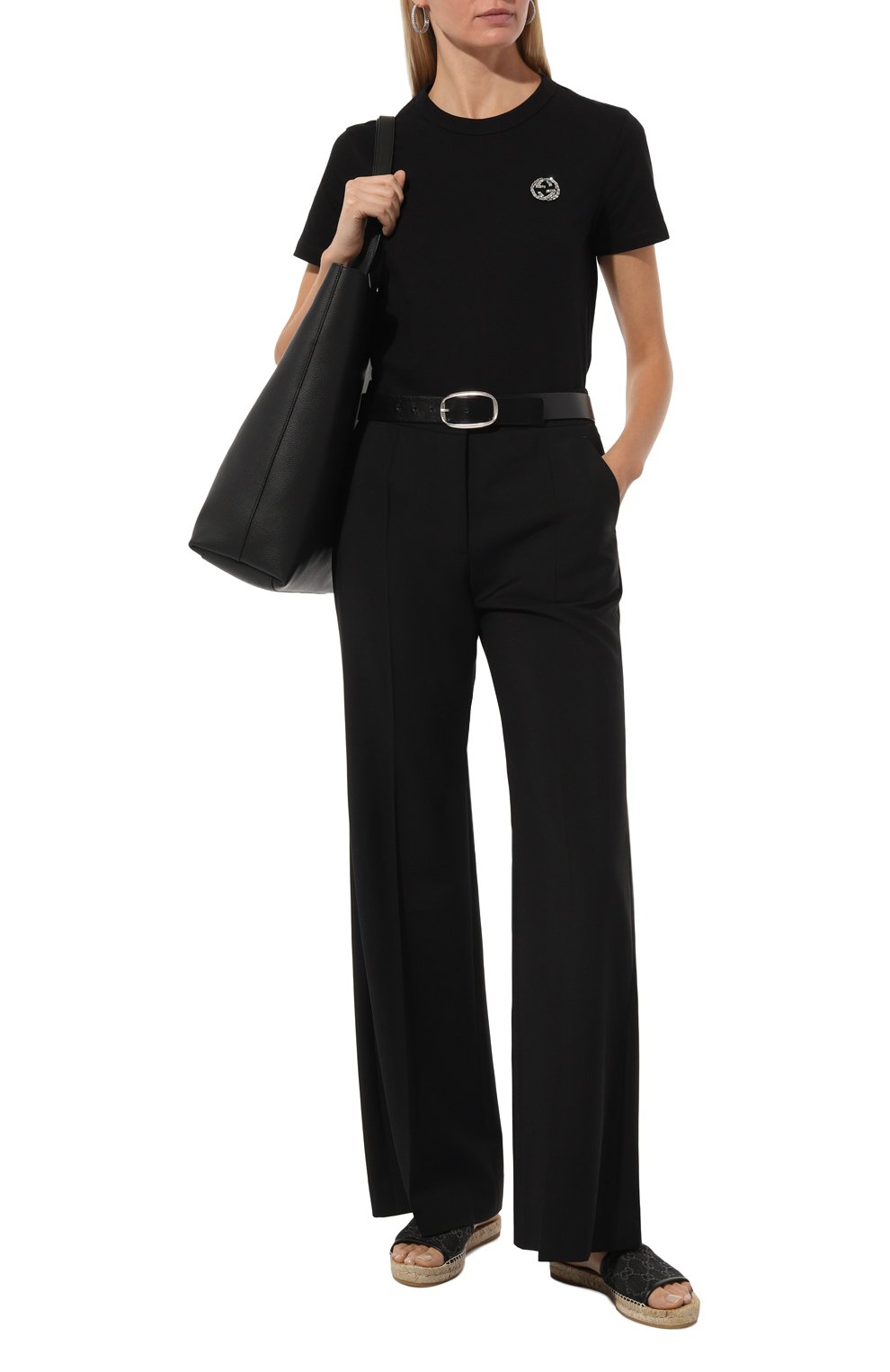 Хлопковая футболка GUCCI, арт. 748287/XJGDK, фото 2