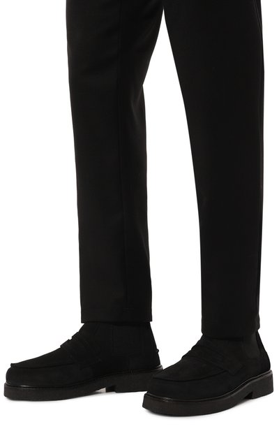 Замшевые челси INUIKII черного цвета по цене 38850 руб., арт. 55207-090, фото 3 Замшевые челси INUIKII, арт. 55207-090, фото 3