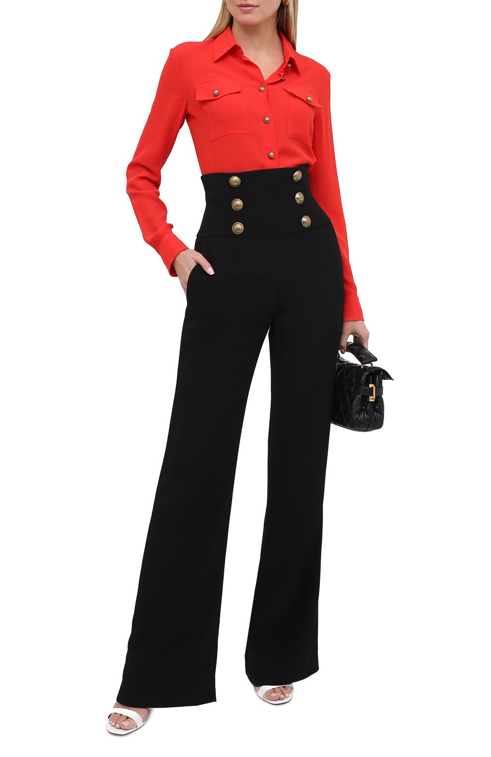 Брюки из вискозы BALMAIN, арт. UF15215/V089, фото 3