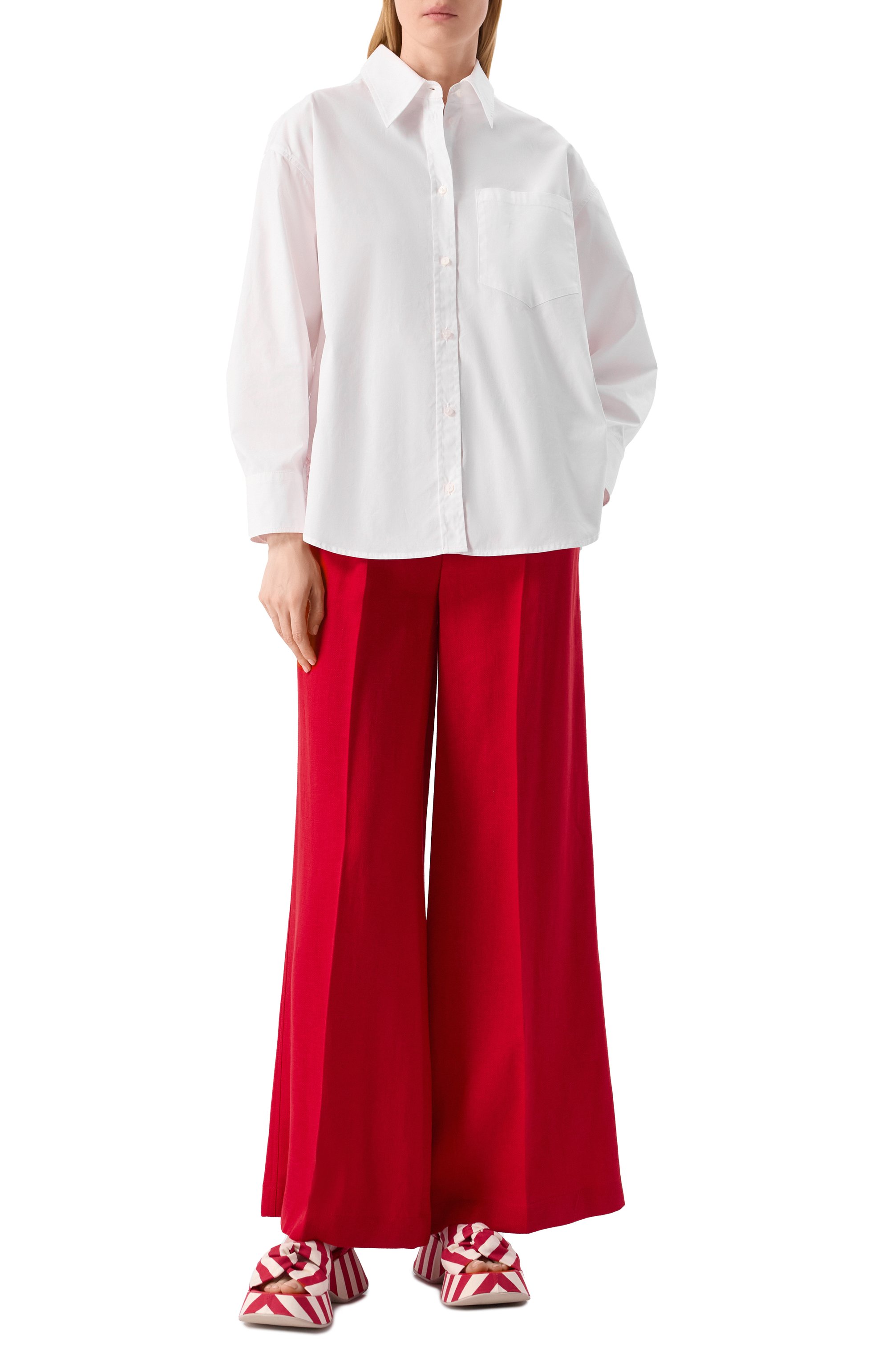 Льняные брюки LORENA ANTONIAZZI, арт. P2543PA28A/4768, фото 2