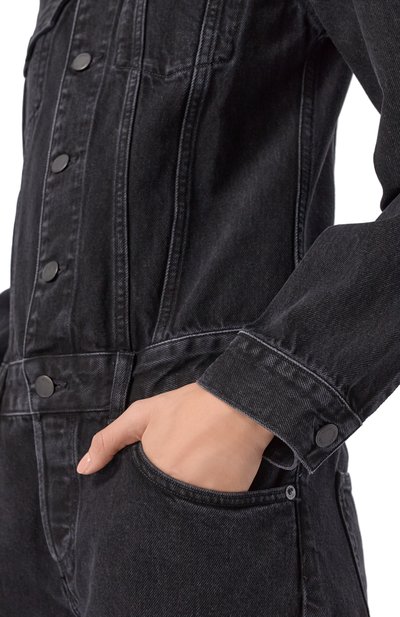 Джинсовый комбинезон esther AGOLDE черного цвета по цене 79950 руб., арт. A8036-1817, фото 5 Джинсовый комбинезон esther AGOLDE, арт. A8036-1817, фото 5