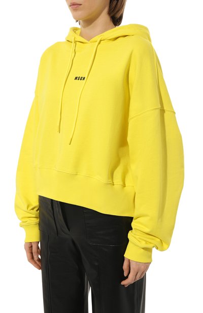 Хлопковое худи MSGM, арт. 3442MDM509/237000, фото 3