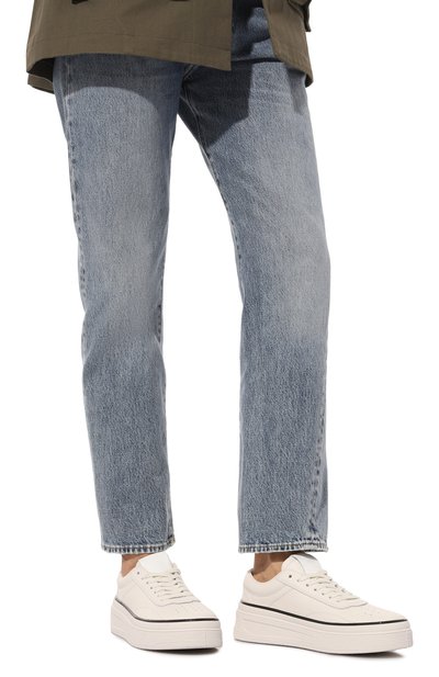 Кожаные кеды JIL SANDER, арт. J15WS0033/P6244, фото 3