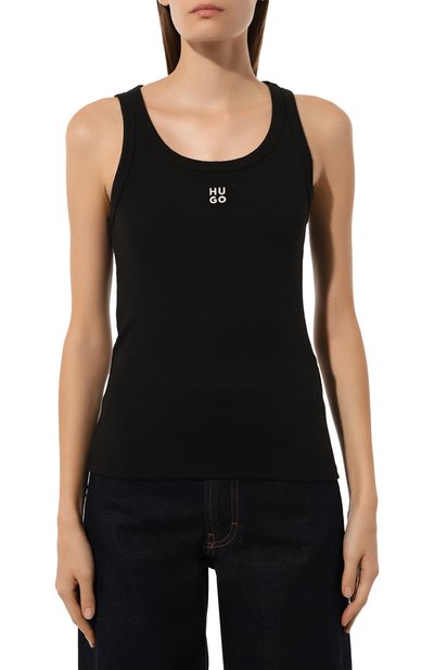 Хлопковая майка HUGO, арт. 50514489, фото 3