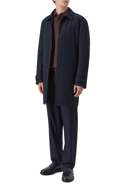 Кожаные дерби KITON темно-синего цвета по цене 146500 руб., арт. USSA465N01508, фото 2 Кожаные дерби KITON, арт. USSA465N01508, фото 2