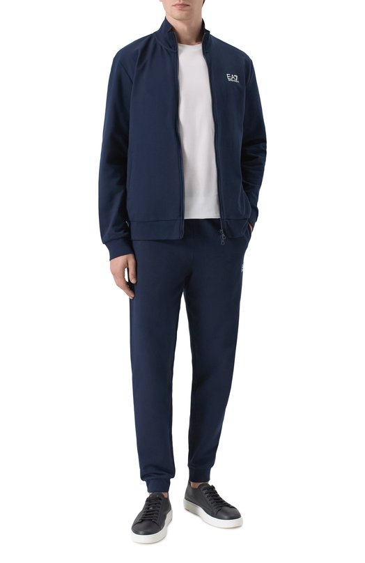 Хлопковый спортивный костюм EA7 8NPV60/PJVRZ Синий 8NPV60/PJVRZ