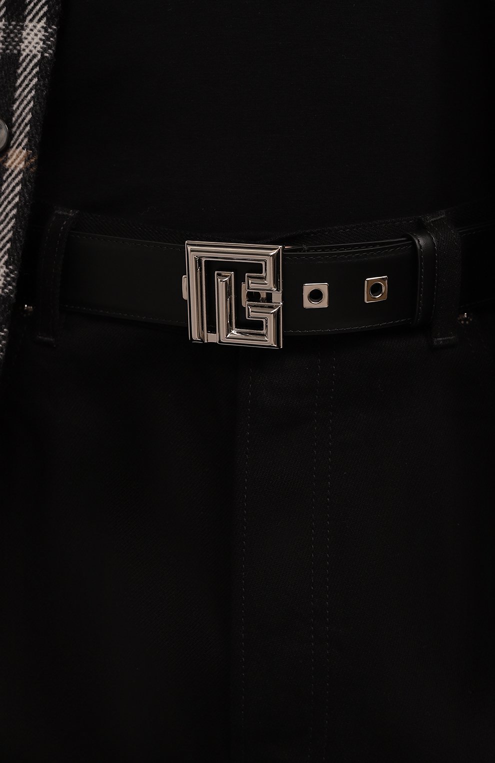 Кожаный ремень BALMAIN, арт. CM1WJ016/LVTL, фото 2