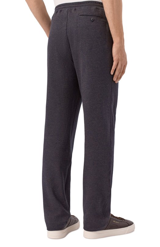 Хлопковые брюки Andrea Campagna 19M703.SZ00.CAMP./52 Синий  19M703.SZ00.CAMP./52 Фото 4