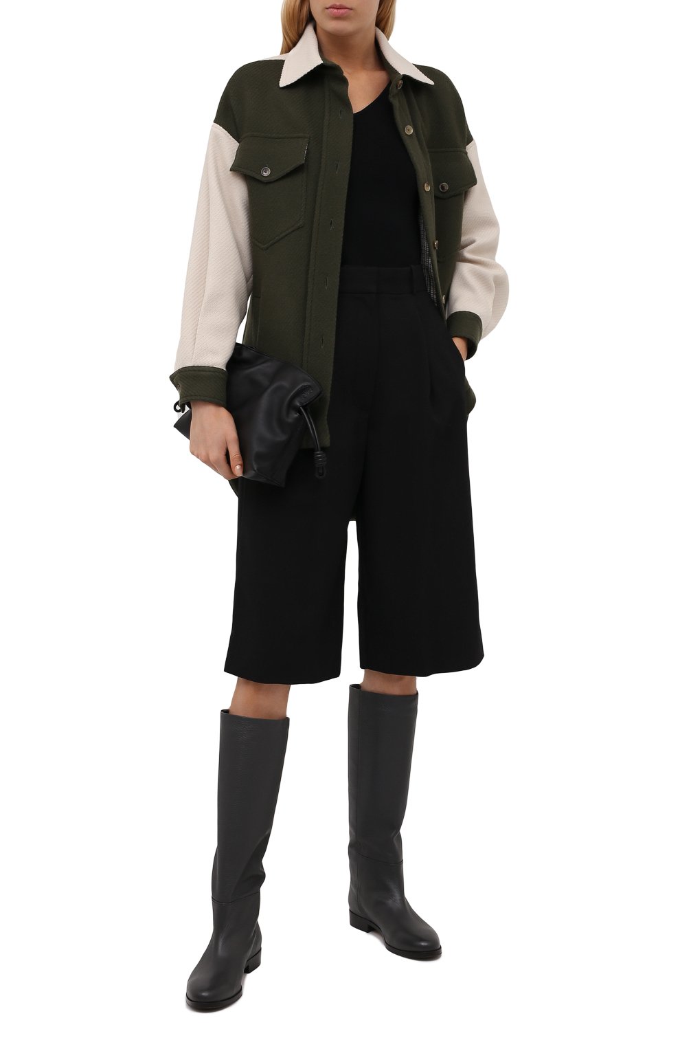 Кожаные сапоги KITON, арт. D52801X04R81, фото 2