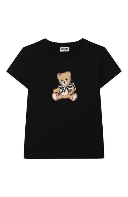 Хлопковая футболка MOSCHINO, арт. HCM06K/LBA11/10-14