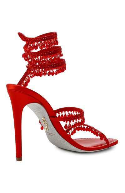 Текстильные босоножки chandelier 105 RENE CAOVILLA, арт. C12535-105/R001, фото 5