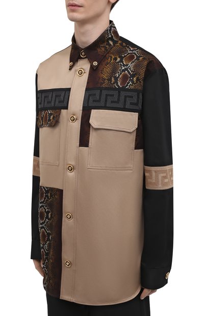 Хлопковая рубашка VERSACE, арт. A88355/A229958, фото 3