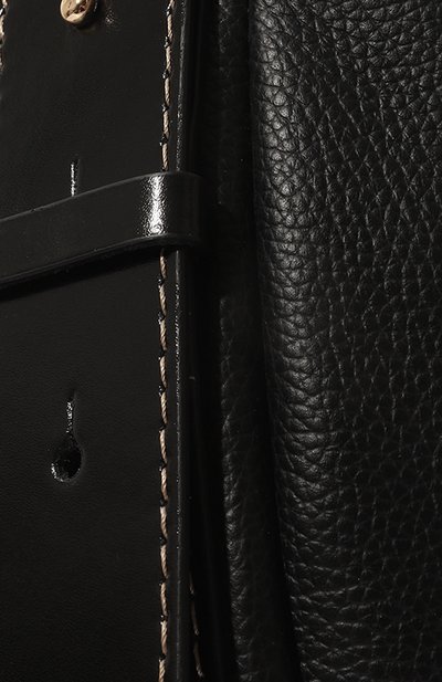 Сумка oyster hobo large BORBONESE черного цвета по цене 78200 руб., арт. 923739, фото 3 Сумка oyster hobo large BORBONESE, арт. 923739, фото 3