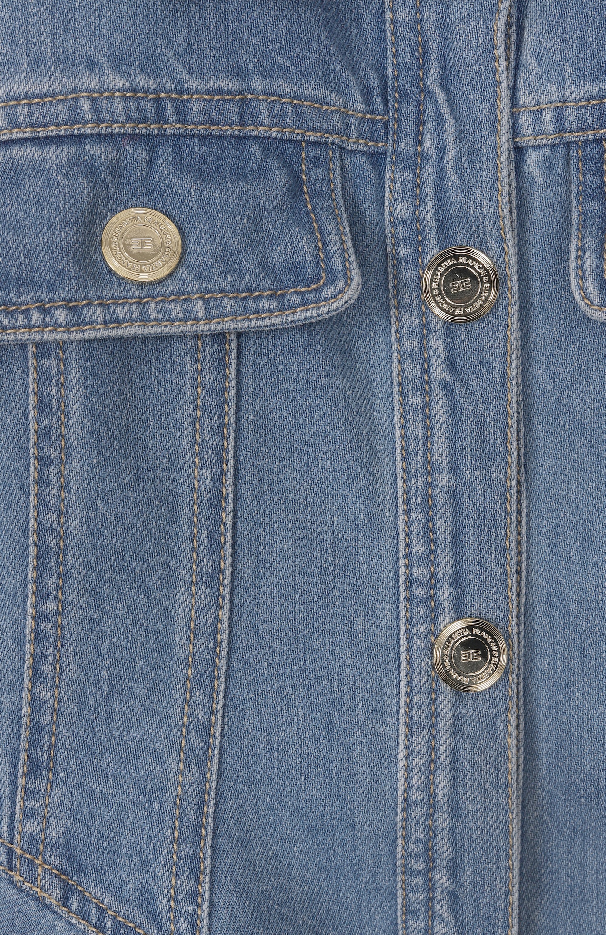 Джинсовая куртка ELISABETTA FRANCHI LA MIA BAMBINA, арт. EFGB1230/DF011/6A-8A, фото 3