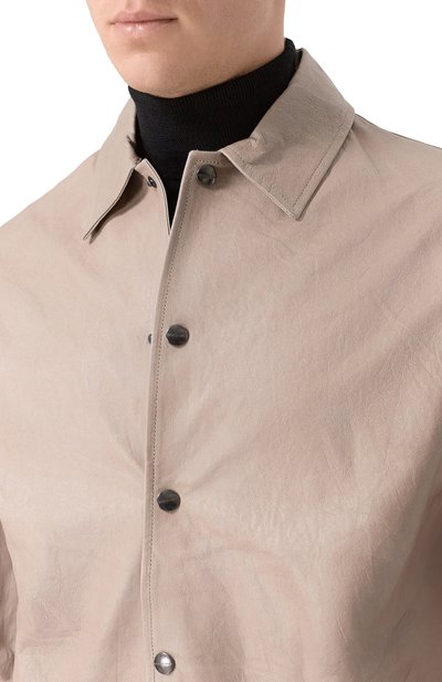 Кожаная куртка-рубашка GIORGIO BRATO, арт. GU26S24003WRTM, фото 5