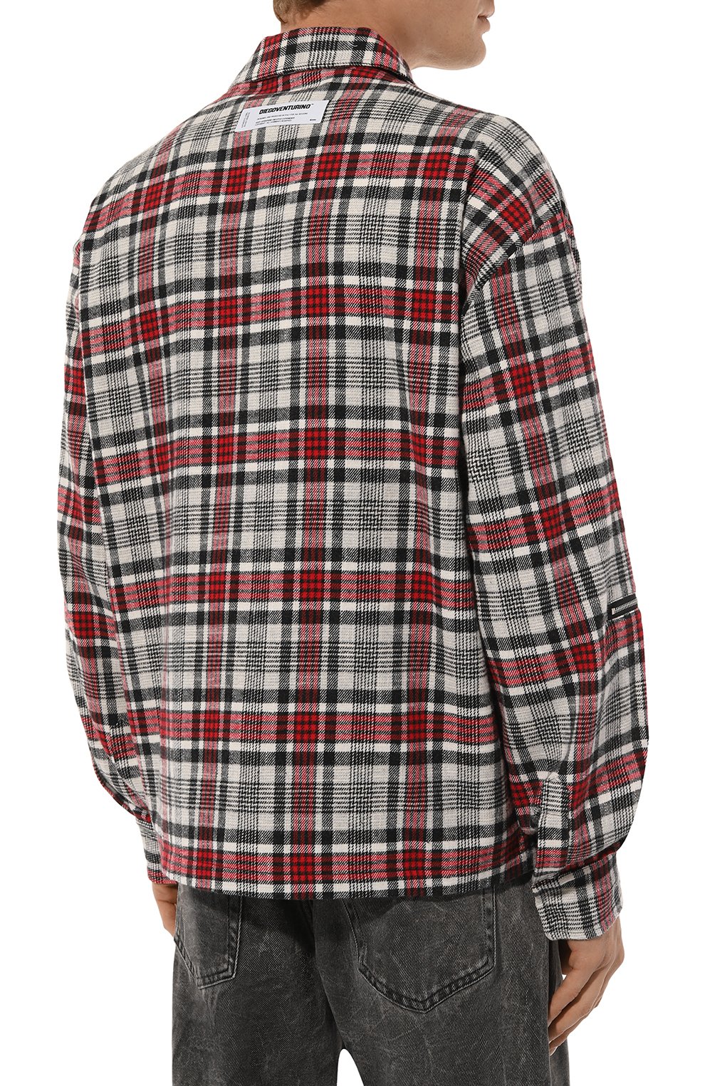 Хлопковая куртка-рубашка DIEGO VENTURINO, арт. D3W4CMCFZBWRBASIC, фото 4