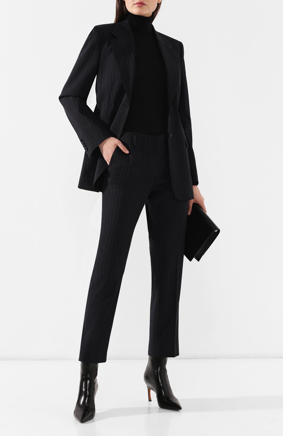 Брюки в полоску DRIES VAN NOTEN, арт. 192-30909-8036, фото 2