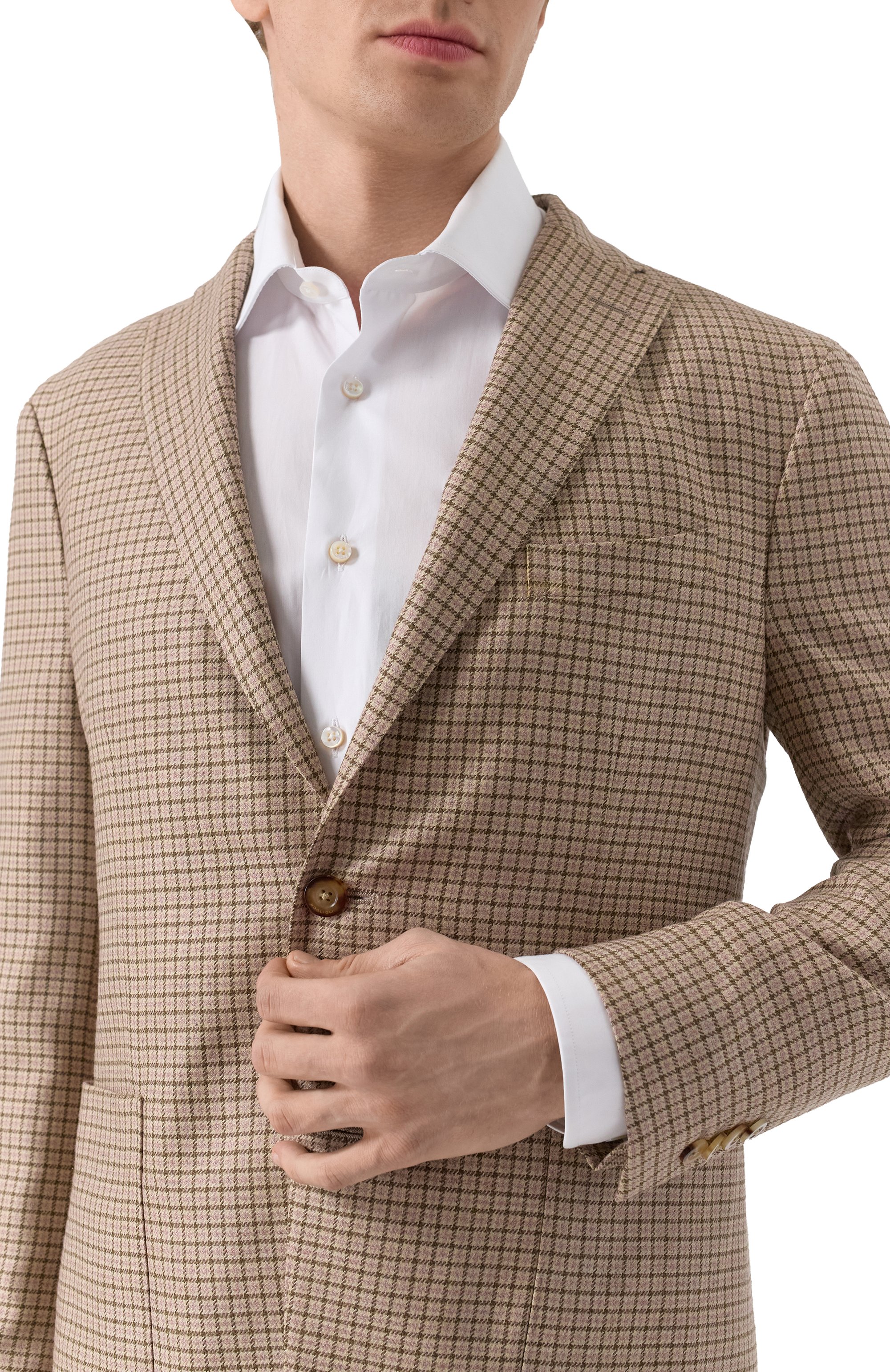 Пиджак из шерсти и шелка BOGLIOLI, арт. N1302E/SB5020, фото 5