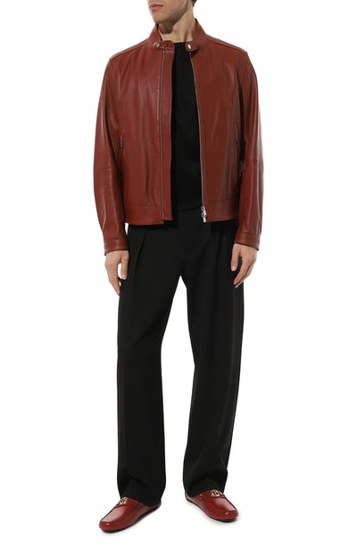 Кожаные мокасины GIORGIO ARMANI, арт. X2B123/XF529, фото 2