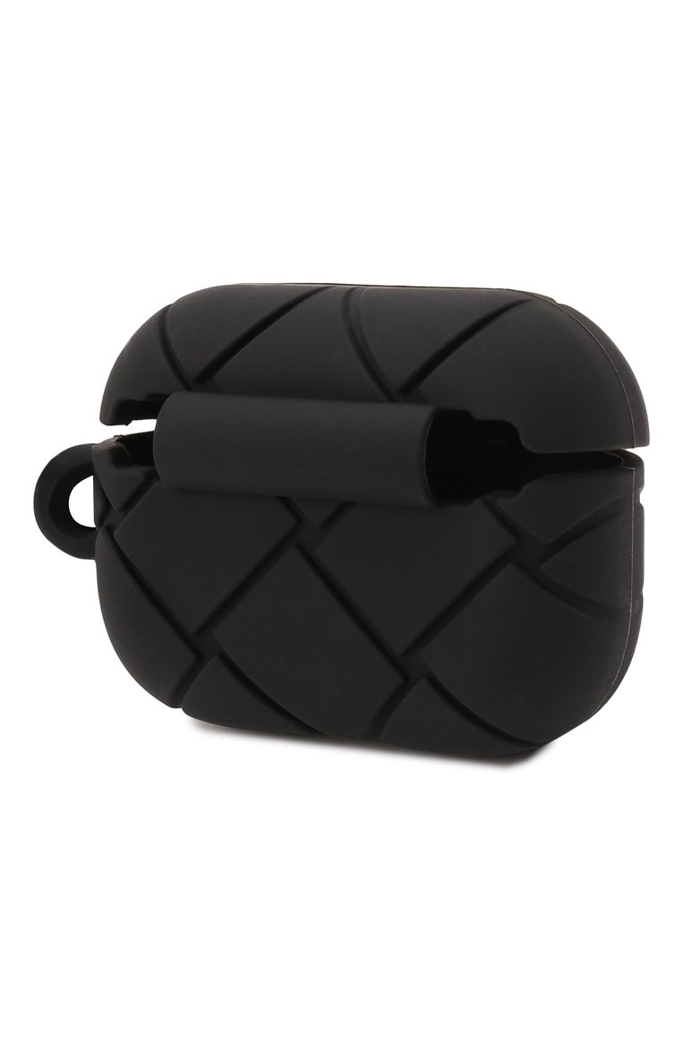 Чехол для airpods pro BOTTEGA VENETA черного цвета, арт. 691715/V0EY0 | Фото 2 (Материал: Пластик; Региональные ограничения белый список (Axapta Mercury): Не проставлено; Нос: Не проставлено)