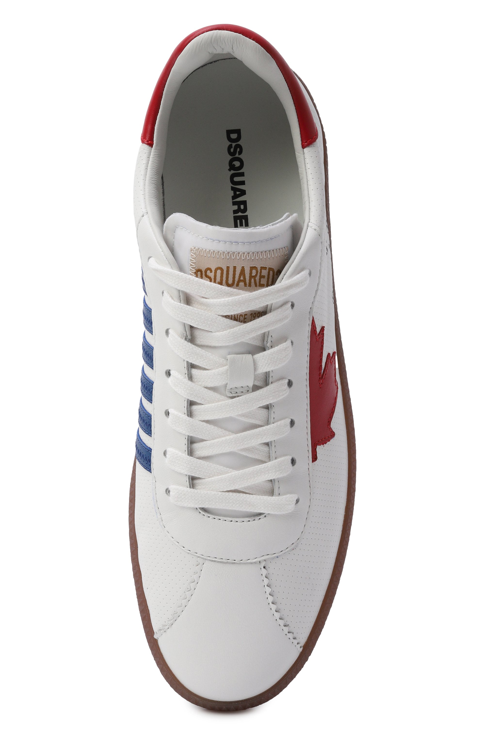 Кожаные кеды rebels DSQUARED2, арт. SNM0468/18908701, фото 5