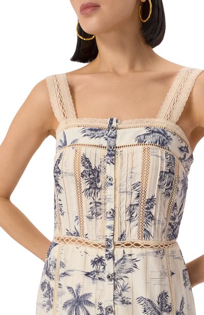 Хлопковое платье ZADIG AND VOLTAIRE, арт. WWDR02431, фото 5