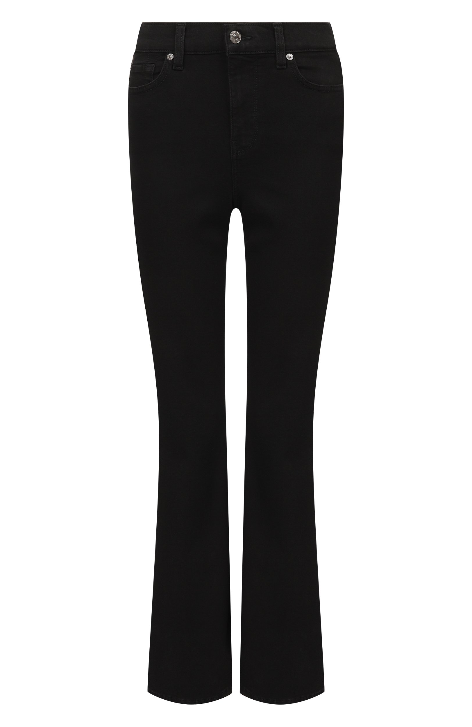 Джинсы ali 7 FOR ALL MANKIND черного цвета по цене 31900 руб., арт. 7E90526-SIB, фото 1 Джинсы ali 7 FOR ALL MANKIND, арт. 7E90526-SIB, фото 1