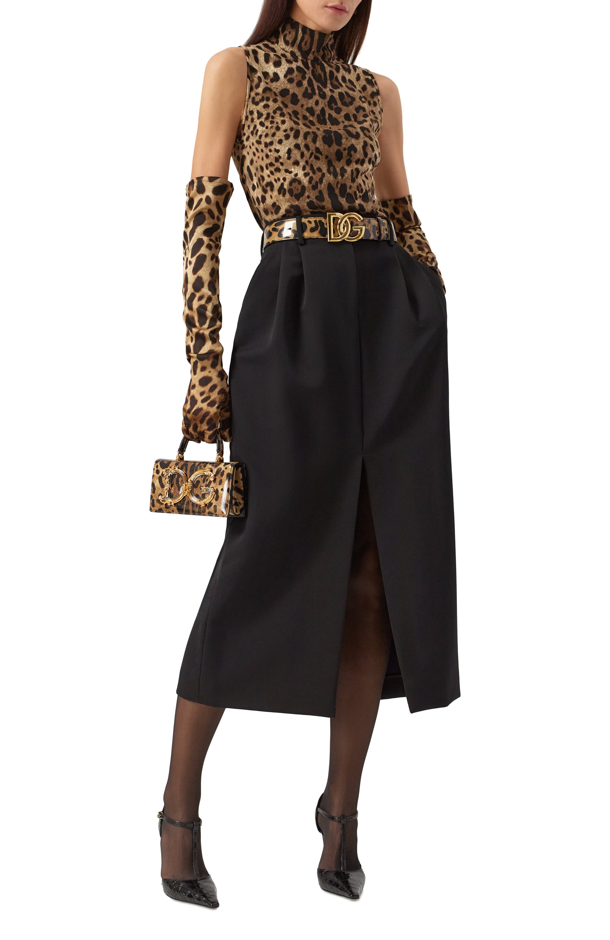 Топ из вискозы DOLCE & GABBANA, арт. F779ZT/FSRKI, фото 2