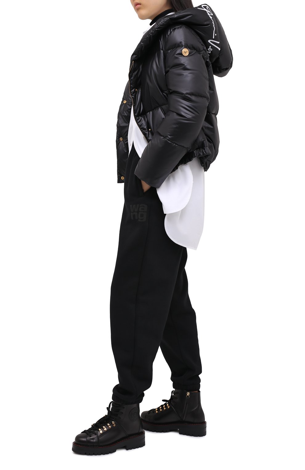 Кожаные ботинки VERSACE, арт. DST466E/DVTA3, фото 2