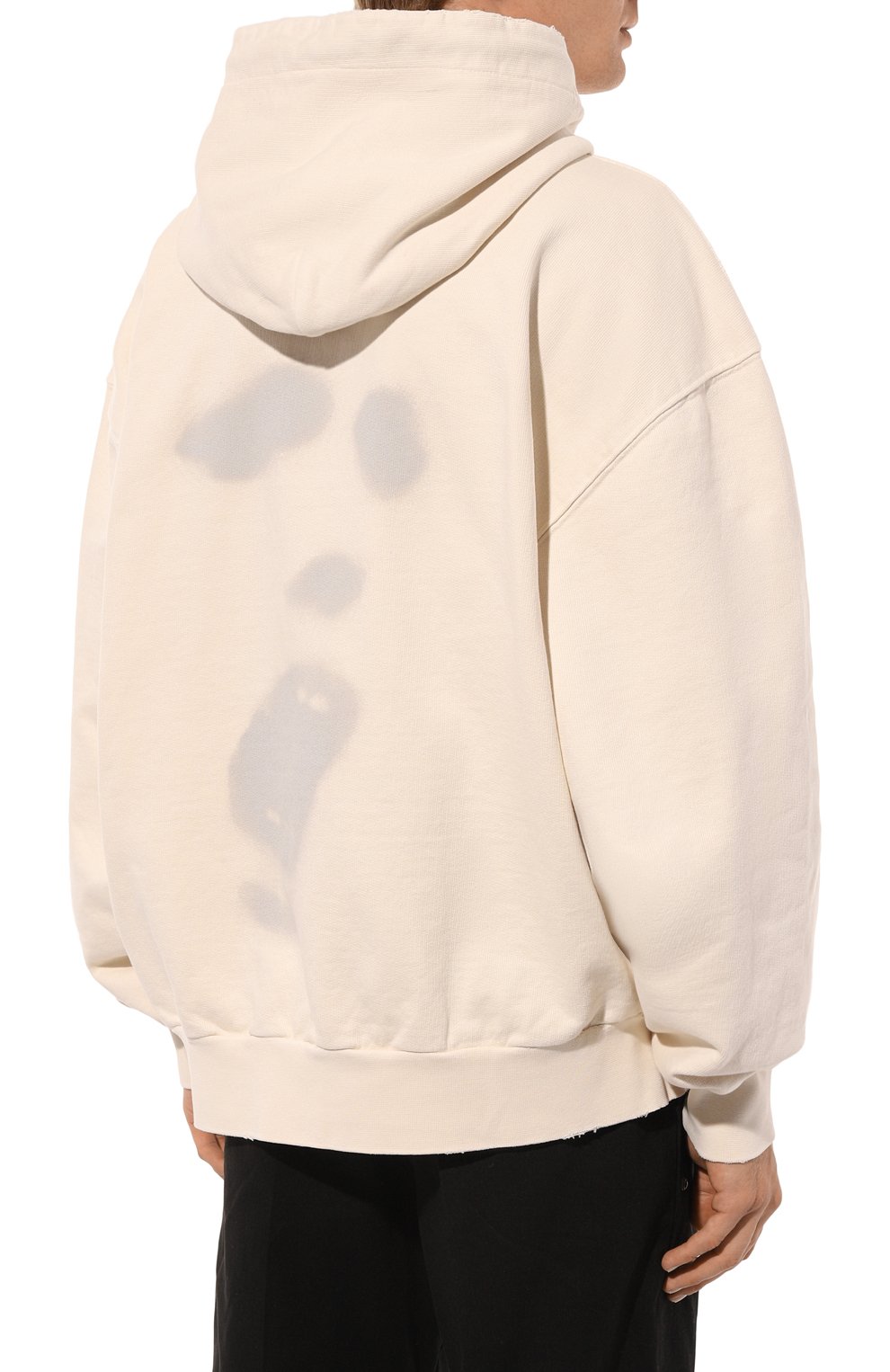 Хлопковое худи AN OTHER DATE кремового цвета по цене 28050 руб., арт. F40DMAHS084, фото 4 Хлопковое худи AN OTHER DATE, арт. F40DMAHS084, фото 4