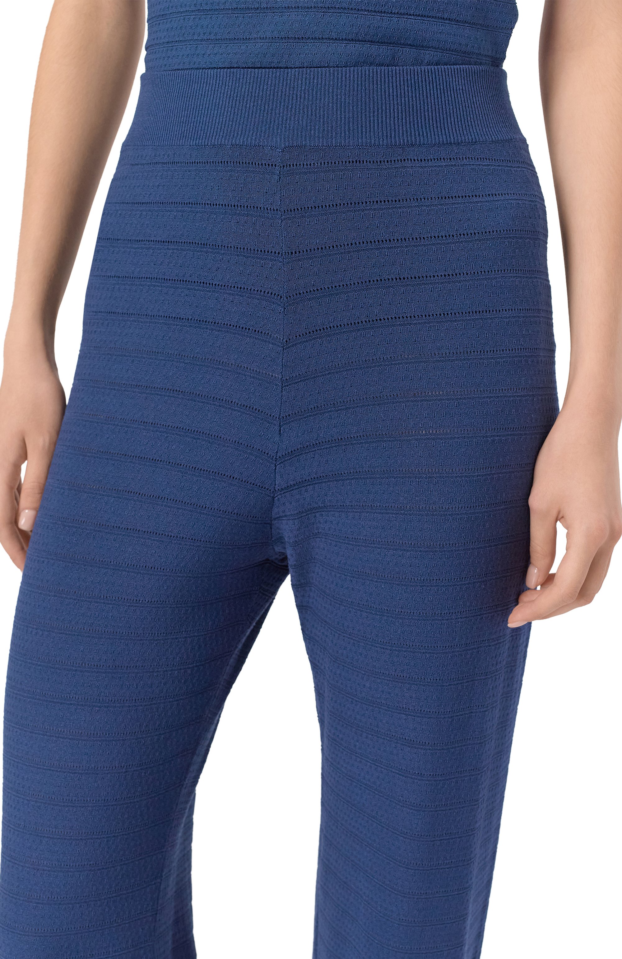 Брюки из вискозы SIMONE PERELE синего цвета по цене 13610 руб., арт. 1F9660, фото 5 Брюки из вискозы SIMONE PERELE, арт. 1F9660, фото 5