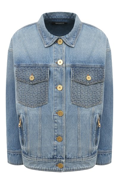 Джинсовая куртка BALMAIN, арт. AF1TC060DD09, фото 1