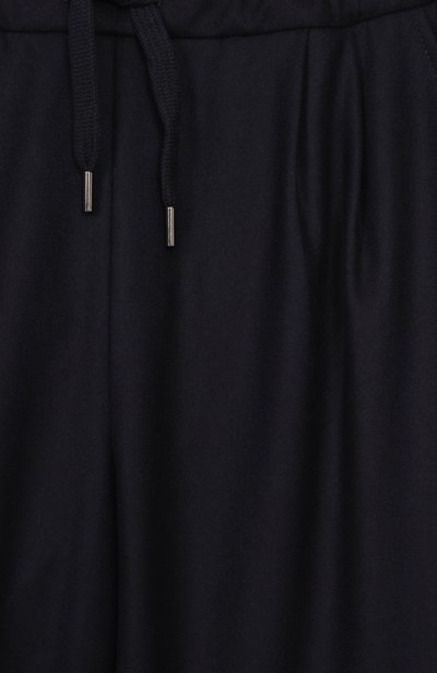 Шерстяные брюки BRUNELLO CUCINELLI темно-синего цвета по цене 56850 руб., арт. B038PP113B, фото 3 Шерстяные брюки BRUNELLO CUCINELLI, арт. B038PP113B, фото 3