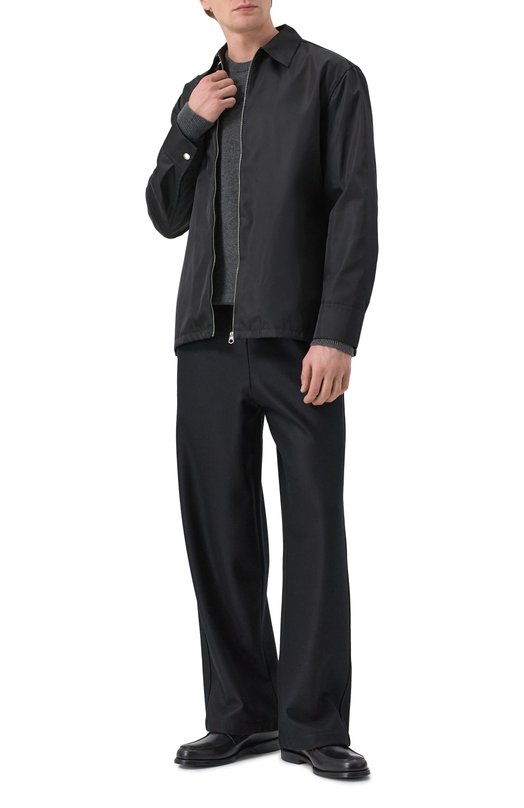 Джемпер из шерсти и кашемира Dolce & Gabbana GX039T/JFMHL Серый  GX039T/JFMHL Фото 2