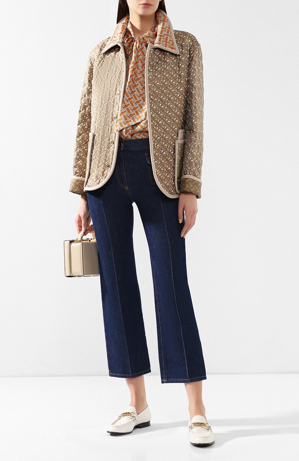 Куртка из смеси шелка и хлопка BURBERRY, арт. 4560876, фото 2