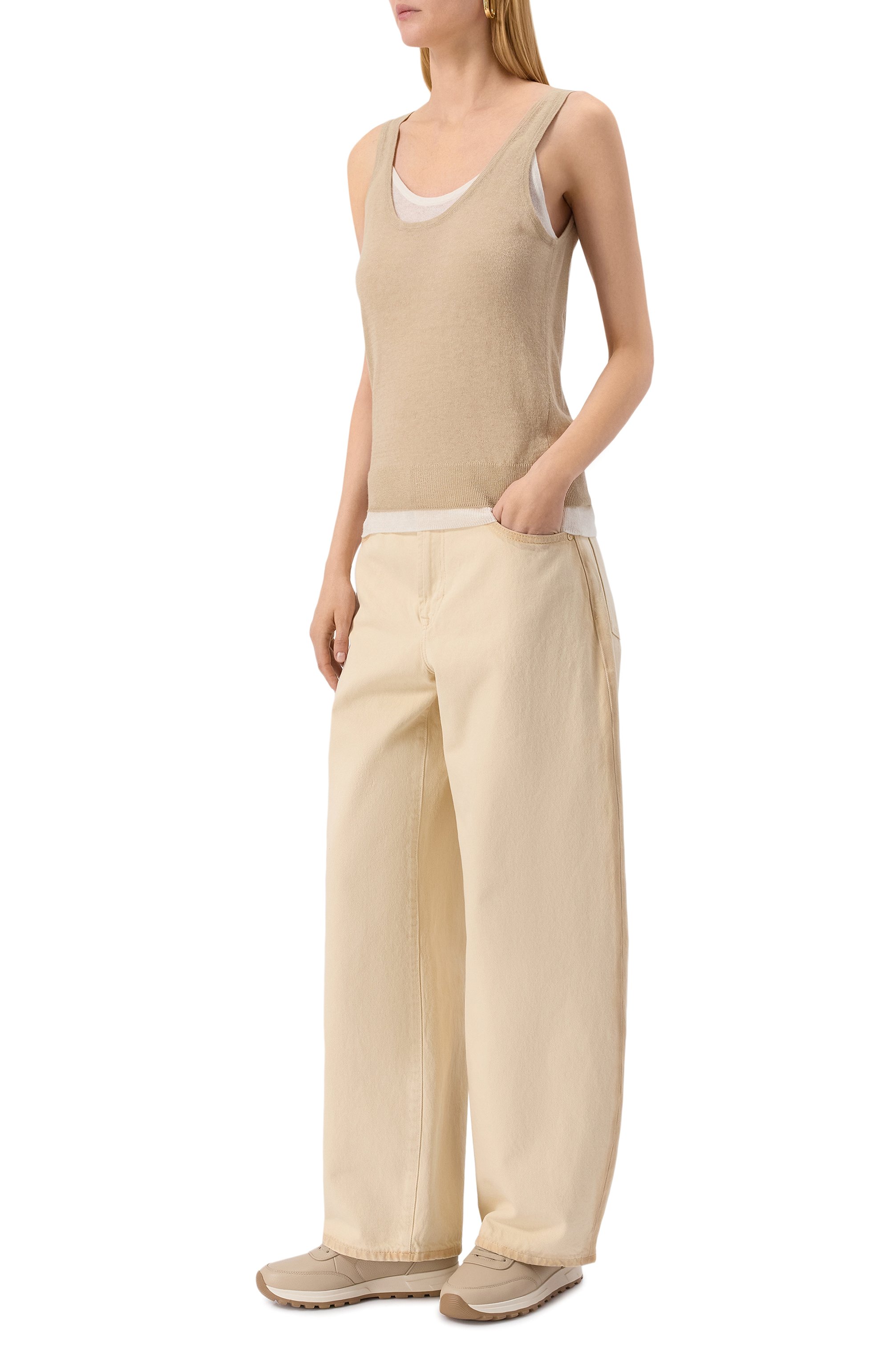 Кожаные кроссовки 12 STOREEZ, арт. 128483, фото 2