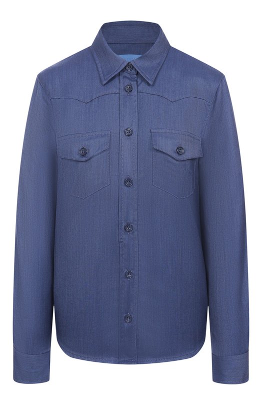 Кашемировая рубашка MVST M25.1MW.B003/2453/54 Синий M25.1MW.B003/2453/54