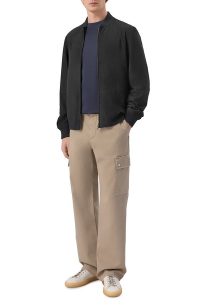 Кожаные кеды tanino BUTTERO, арт. B11602ALC-UG, фото 2