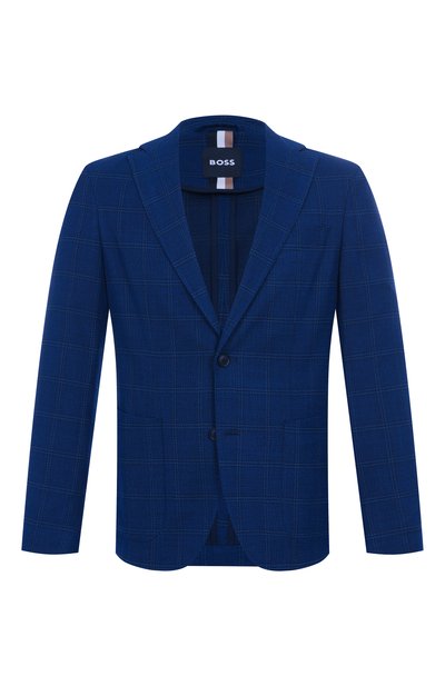 Мужской пиджак из шерсти и хлопка BOSS, арт. 50545840