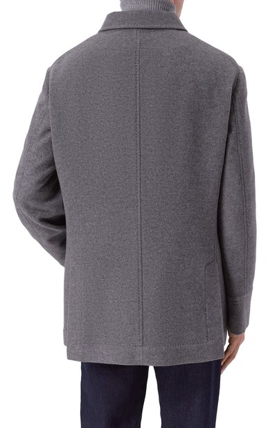 Кашемировое пальто BRUNELLO CUCINELLI серого цвета по цене 774000 руб., арт. MT4977008D, фото 4 Кашемировое пальто BRUNELLO CUCINELLI, арт. MT4977008D, фото 4