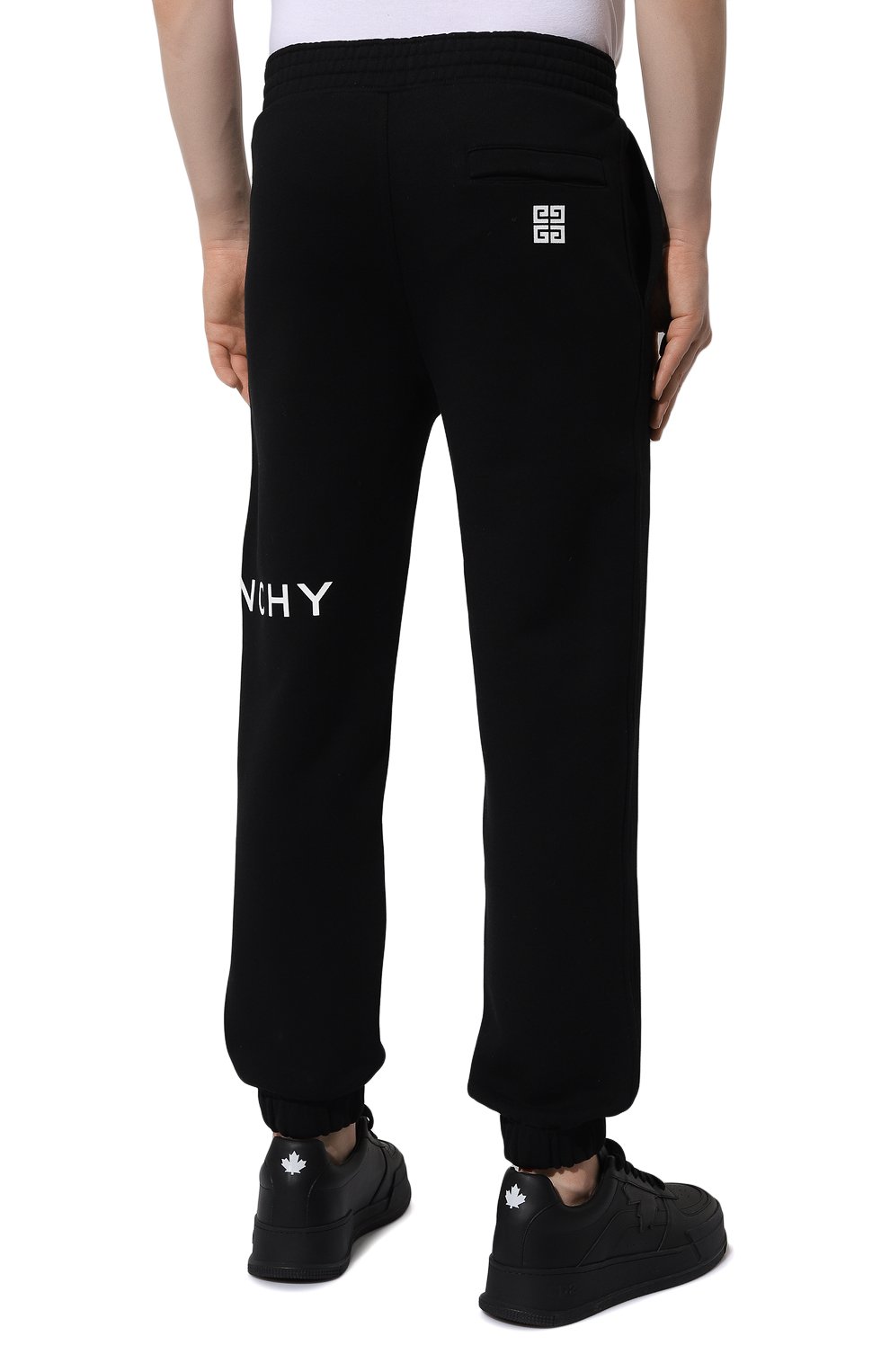Хлопковые джоггеры GIVENCHY, арт. BM514M3YAC, фото 4
