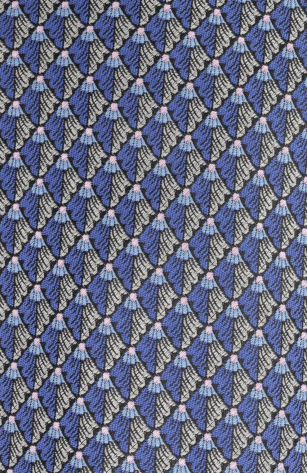 Шелковый галстук LANVIN синего цвета по цене 12600 руб., арт. 2065/TIE, фото 3 Шелковый галстук LANVIN, арт. 2065/TIE, фото 3